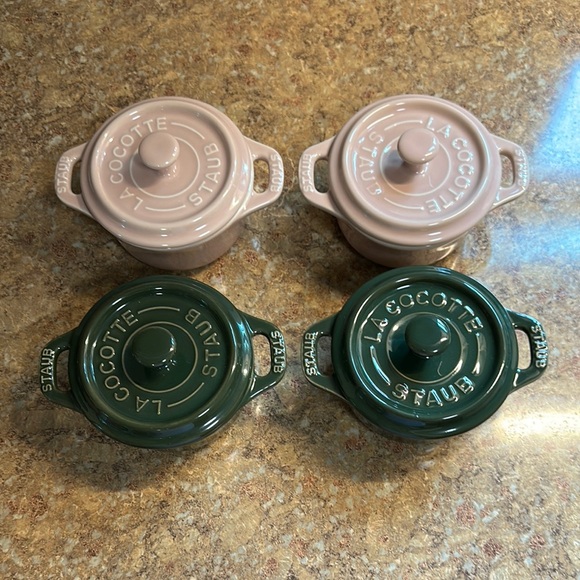Staub Other - STAUB Ceramics Dutch Oven 4 piece Mini Round LA COCOTTE.